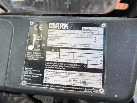 Diesel heftrucks 1996  Clark CDP 30H / Nicht fahrbereit/ Bastlerfahrzeug (5)