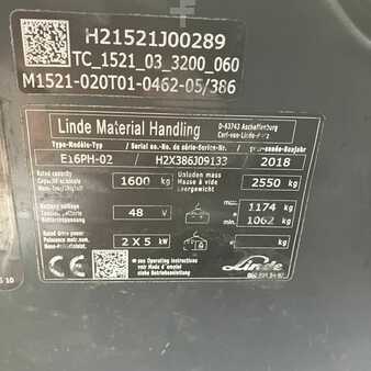 El truck - 4 hjulet 2018  Linde E16PH-02 (386) EVO (17)