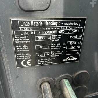 El truck - 3 hjulet 2007  Linde E16L (386) (18)