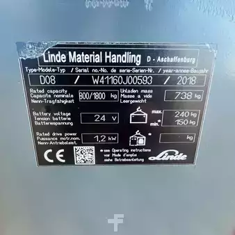 Hochhubwagen 2018  Linde D08 (1160) (9)