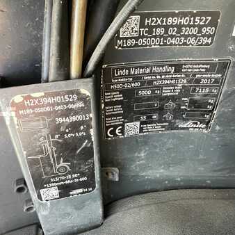 Carretilla elevadora diésel 2017  Linde H50D/600-02 (394) EVO (8)