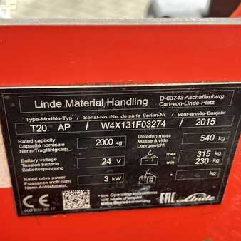 Niederhubwagen 2015  Linde T20AP (131) (10)
