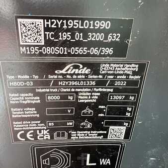 Dieselový VZV 2022  Linde H80D (396-03) EVO (24)