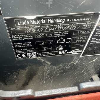Wózki niskiego podnoszenia 2018  Linde T20SP (131) (8)