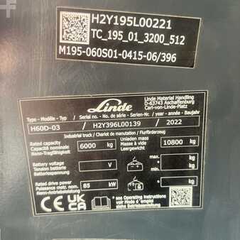 Empilhador diesel 2022  Linde H60D (396-03) EVO (8)