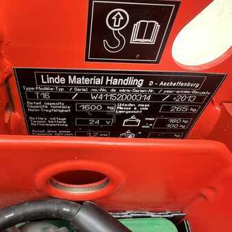 Nízkozdvižný vozík 2013  Linde T16 (1152) (12)