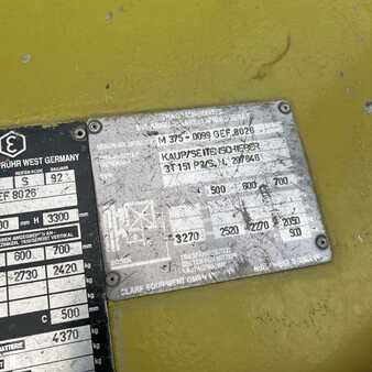 Gas gaffeltruck 1992  Clark GPM30 (19)