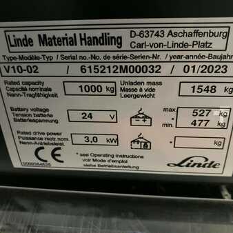 Vertical order pickers 2023  Linde V10-02 (5212) (20)