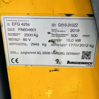 Elektro čtyřkolový VZV 2019  Jungheinrich EFG425s (27)
