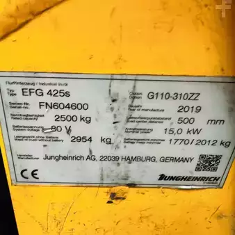 Elektro čtyřkolový VZV 2019  Jungheinrich EFG425s (4)