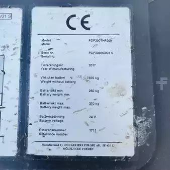 Apilador eléctrico 2017  Atlet PDP200THP209 (8)