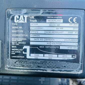 Gas gaffeltruck 2019  CAT Lift Trucks GP55N (18)