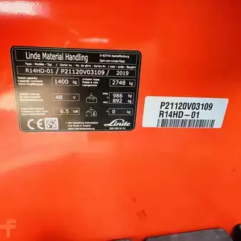 Tolóoszlopos targonca 2019  Linde R14HD (1120) (8)