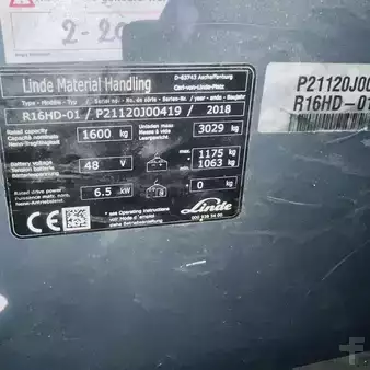 Rækketruck 2018  Linde R16HD (1120) Coldstore (14)