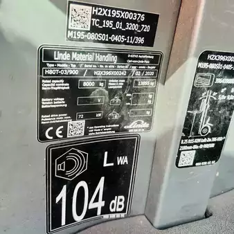 Treibgasstapler 2020  Linde H80T-900 (396-03) EVO (18)