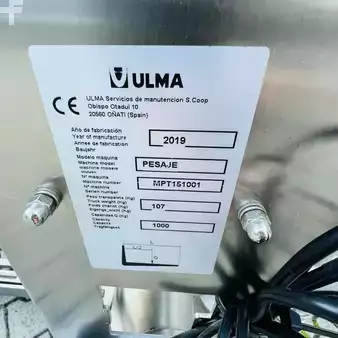 Wózki niskiego podnoszenia 2019  ULMA Inoxtruck MPT10S (2)