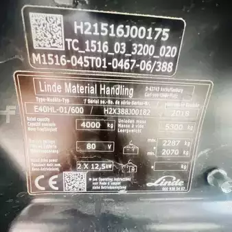 4-wiel elektrische heftrucks 2018  Linde E40-600HL (388) (22)