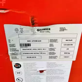 Carretilla retráctil 2018  Linde R14HD (1120) (14)