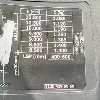 Carretilla retráctil 2018  Linde R14HD (1120) (10)