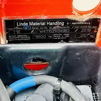 Elektromos emelőkocsik 2019  Linde T16 (1152) (12)