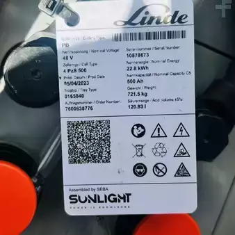 Carrelli elettrici 3 ruote 2023  Linde E14 (386-02) EVO (11)