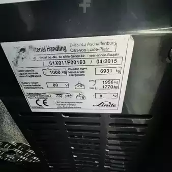 Carretilla pasillo estrecho 2015  Linde Kombi L - Coldstore (011) (6)