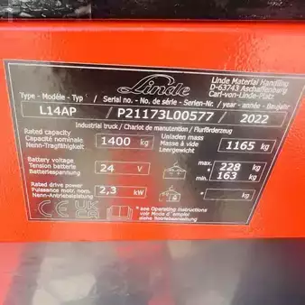 Stackers Stand-on 2022  Linde L14AP (1173) (12)