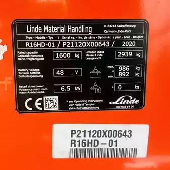 Reach Truck 2020  Linde R16HD (1120) (28)
