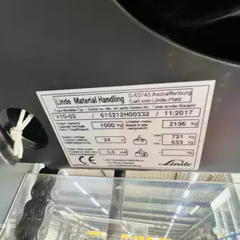 Vertikální vychystávací vozík 2017  Linde V10-02 (5212) (24)