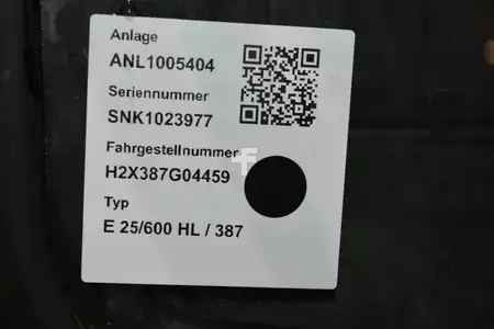 Elektro čtyřkolový VZV 2016  Linde E 25/600 HL 387-01 (12)