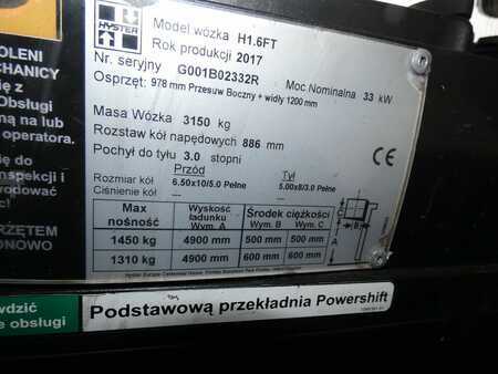 Treibgasstapler 2017  Hyster H 1.6 FT (4)