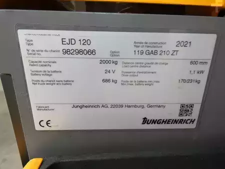 Hochhubwagen  Jungheinrich EJD 120 (2)