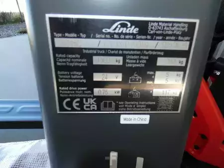 Ruční vysokozdvižný vozík - Linde MT 15 C (3)