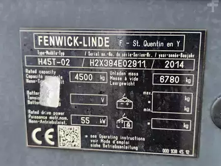 Wózki gazowe 2014  Linde H45T-02 (10)