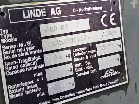 Carrelli elevatori diesel 2004  Linde H60D-03 (12)