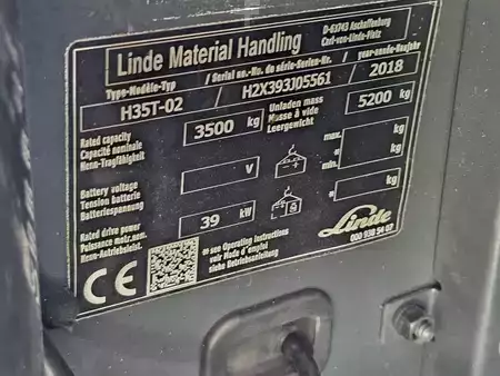 Wózki gazowe 2018  Linde H35T-02 (13)