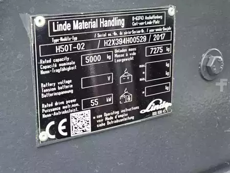 Wózki gazowe 2017  Linde H50T-02 Triplex (14)