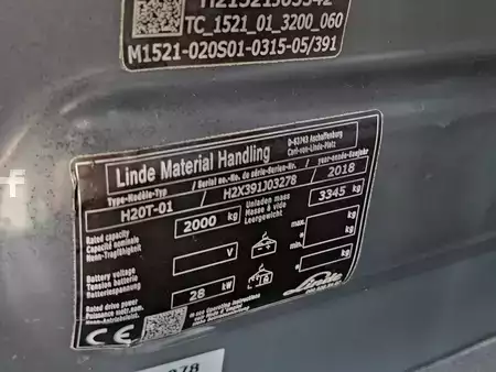 LPG VZV 2018  Linde H20T-01 nur 2545h (11)