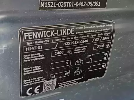 Carretilla elevadora GLP 2020  Linde H14T-01 Triplex (12)