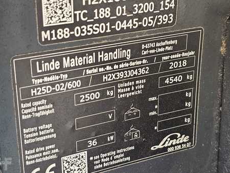 Wózki widłowe diesel 2018  Linde H25D-02/600 (11)