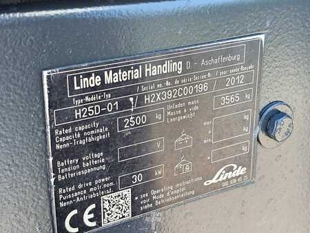 Diesel gaffeltruck 2012  Linde H25D-01 (12)