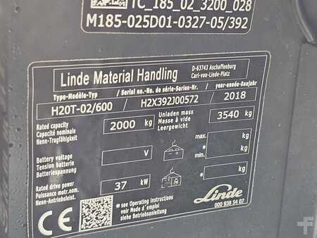 Linde H20T-02/600 nur 3469h