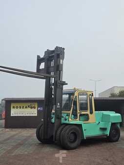 Diesel gaffeltruck 2007  Dalian CPCD100 nur 772h (3)