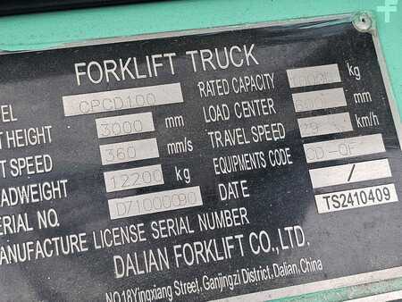 Diesel gaffeltruck 2007  Dalian CPCD100 nur 772h (13)