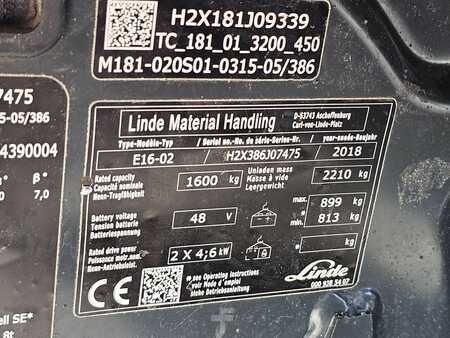 Electric - 3 wheels 2018  Linde E16-02 (11)