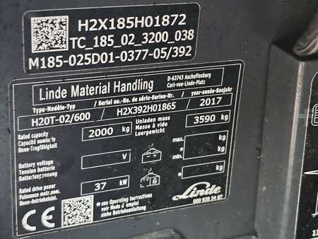 LPG Forklifts 2017  Linde H20T-02/600 (12)