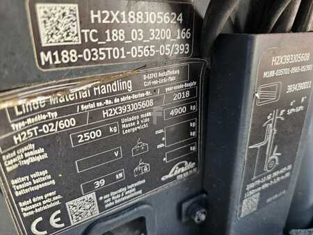 Gas truck 2018  Linde H25T-02/600 Triplex (12)