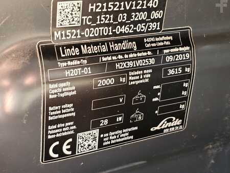 Wózki gazowe 2019  Linde H20T-01 Triplex (11)