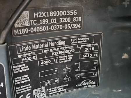 Wózki widłowe diesel 2018  Linde H40D-02 (11)
