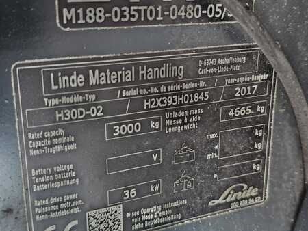Wózki widłowe diesel 2017  Linde H30D-02 Triplex (12)